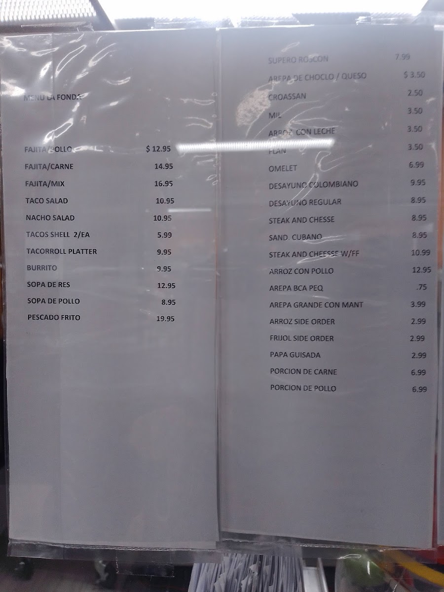 La Fonda Paisa Menu - Image 5